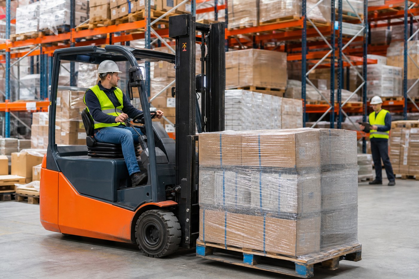 Forklift operasyonu